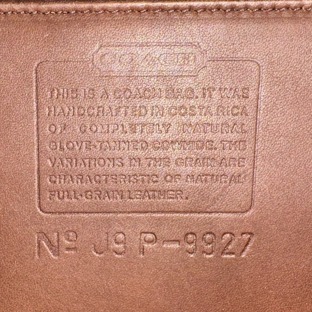 ❤️SOLD❤️Vintage Coach Mahogany Willis Bag 9927 - Picture 12 of 14